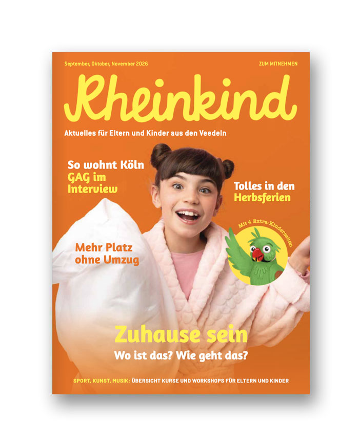 Cover Rheinkind Magazin mit Mädchen